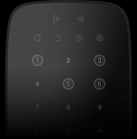 Ajax KeyPad Bedienteil schwarz